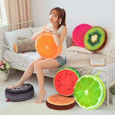 Modern Style seat cushion round 3D seasons fruit Home Sofa pillow cushion New YG   112748234507